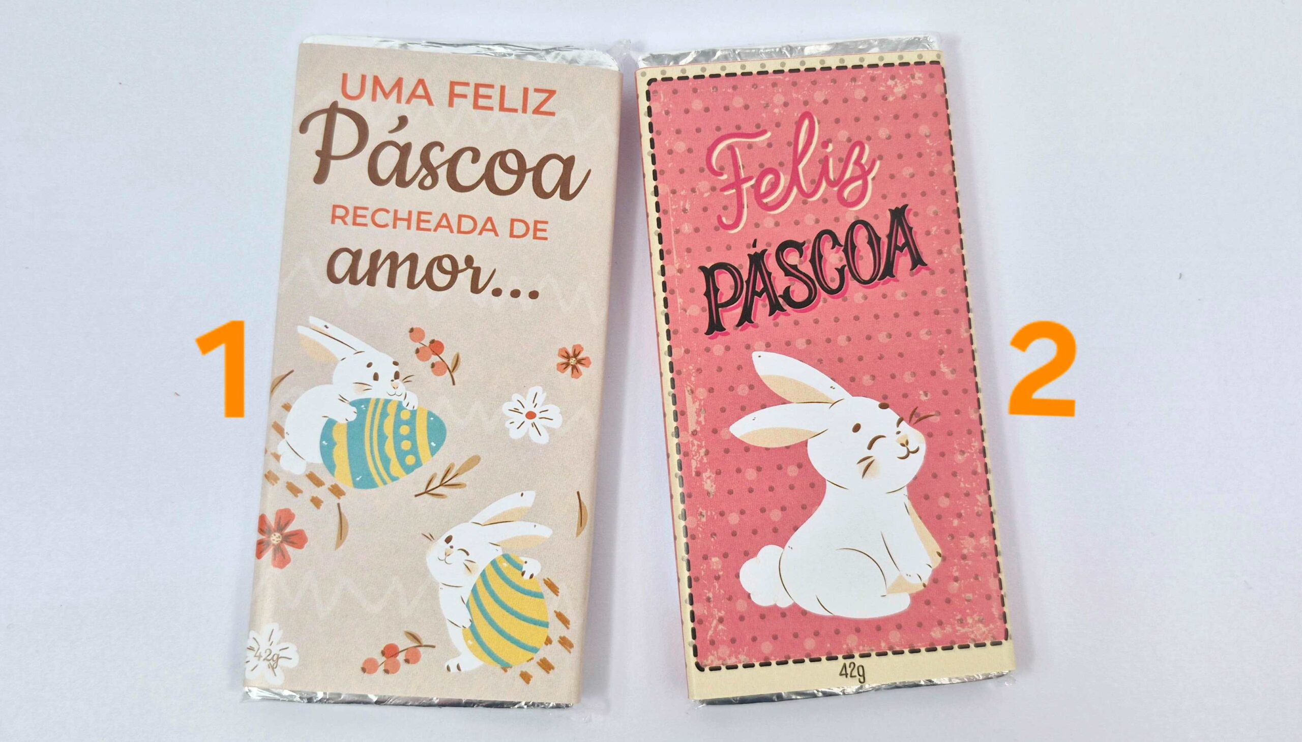 Cartões de Páscoa de Chocolate - 42g - Imagem 2