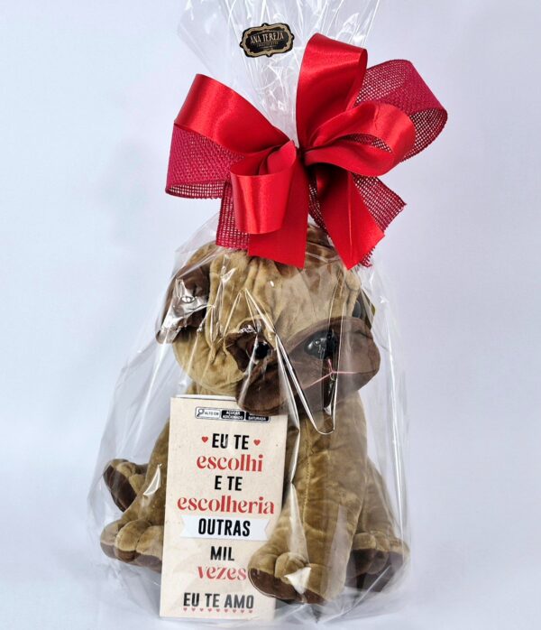 Pelucia M - Cachorro com Chocolate - Imagem 3