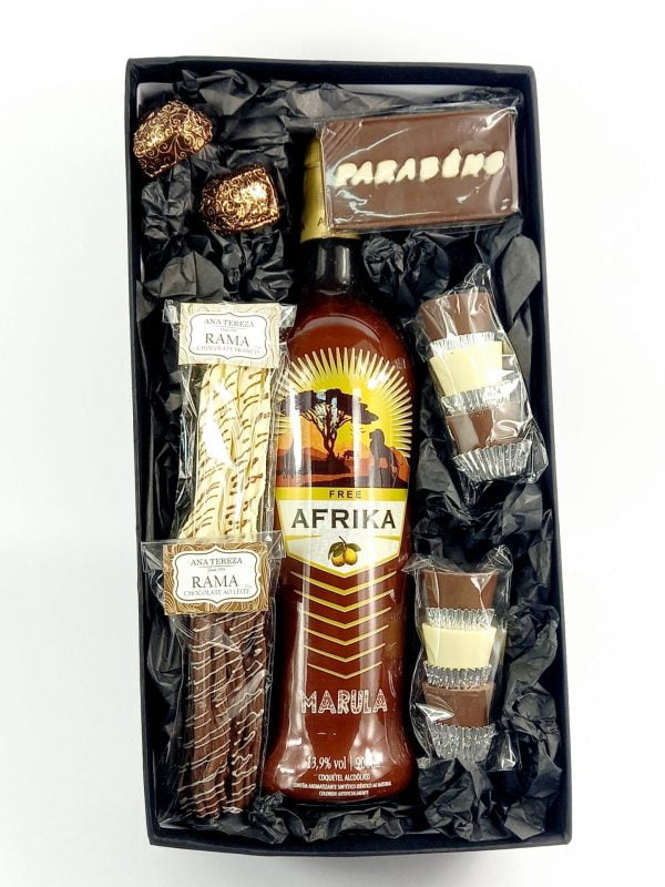 Cesta Marula Afrika com Chocolates