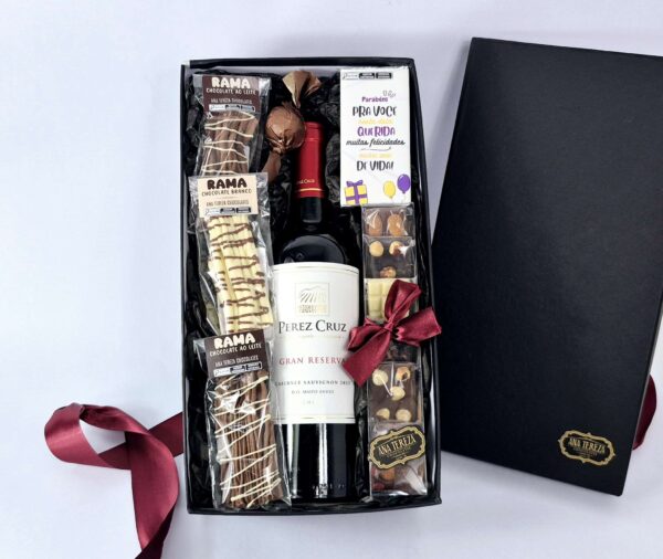 Cesta Vinho Gran Reserva 750ml - 232g
