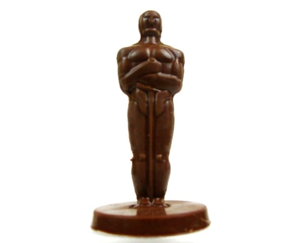 Estatueta do Oscar feita de Chocolate