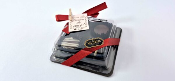 Caixa com 04 Bombons Ao Leite - Imagem 2