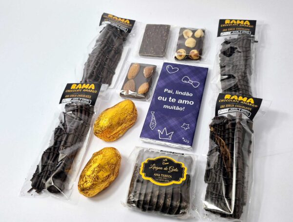 Cesta Kit 70% Cacau 270g - Dia dos Pais - Imagem 2