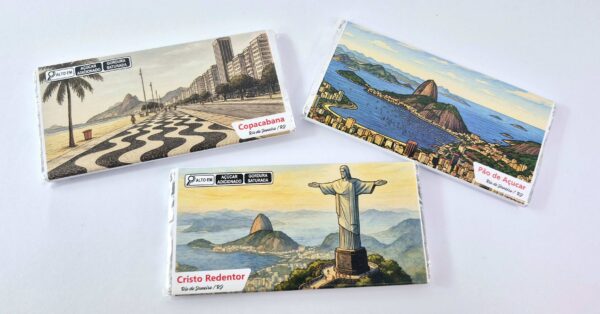 Cartão Pontos Turísticos - Chocolate ao leite 42g - Imagem 2
