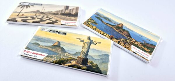 Cartão Pontos Turísticos - Chocolate ao leite 42g