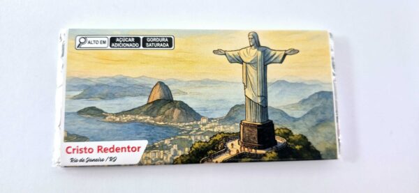 Cartão Pontos Turísticos - Chocolate ao leite 42g - Imagem 5