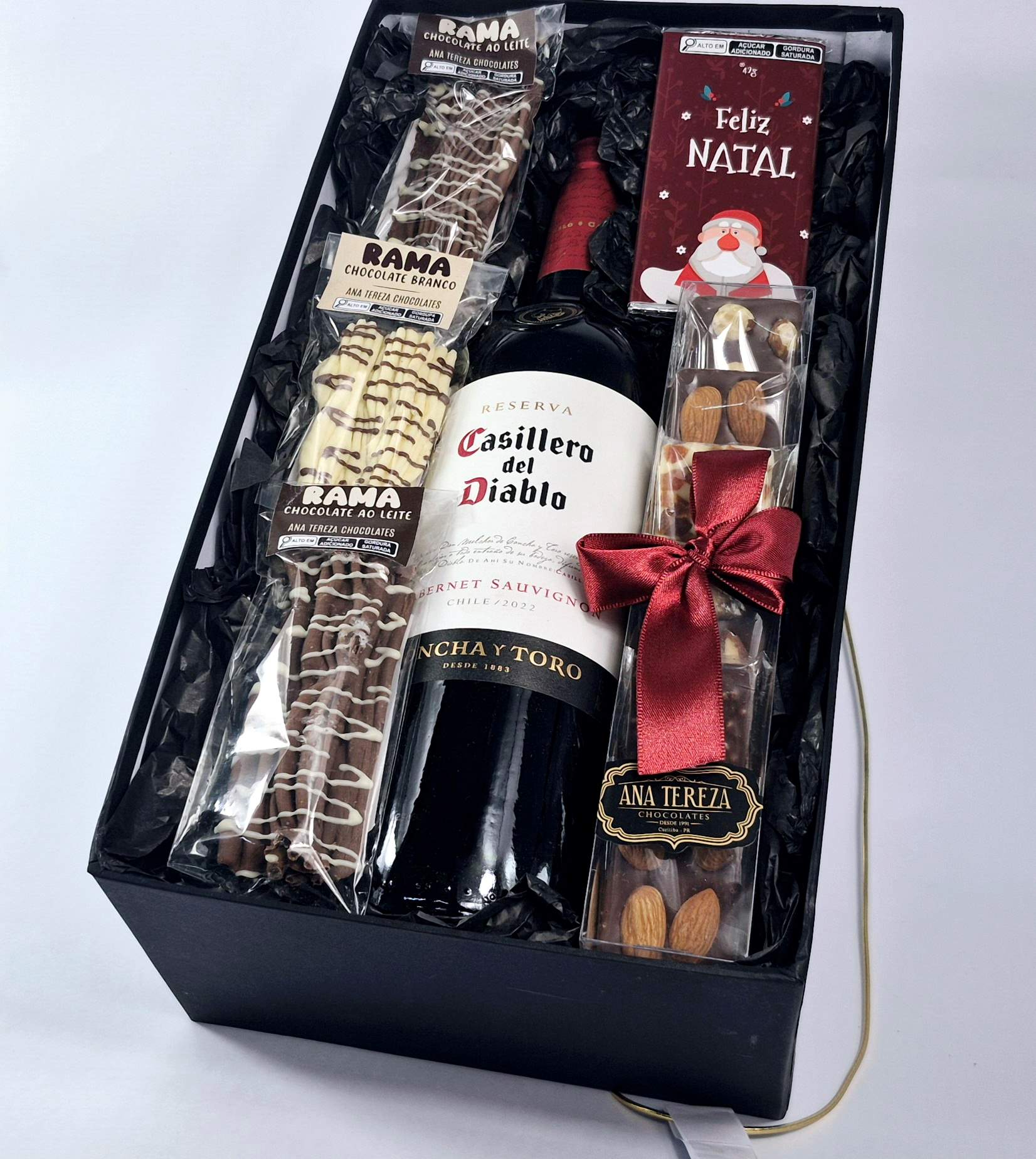 Cesta Vinho Gran Reserva 750ml - 218g