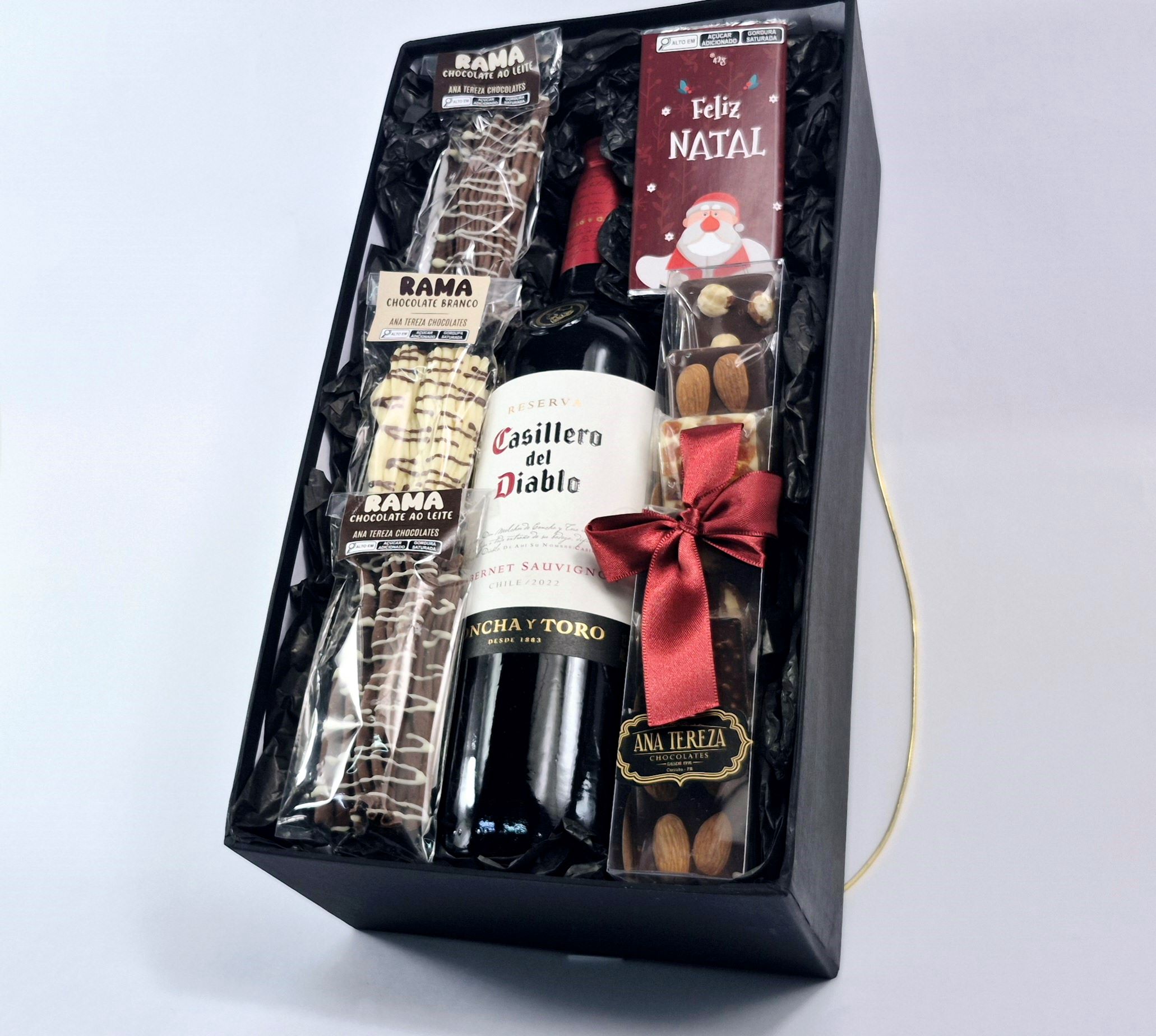 Cesta Vinho Gran Reserva 750ml - 218g - Imagem 3